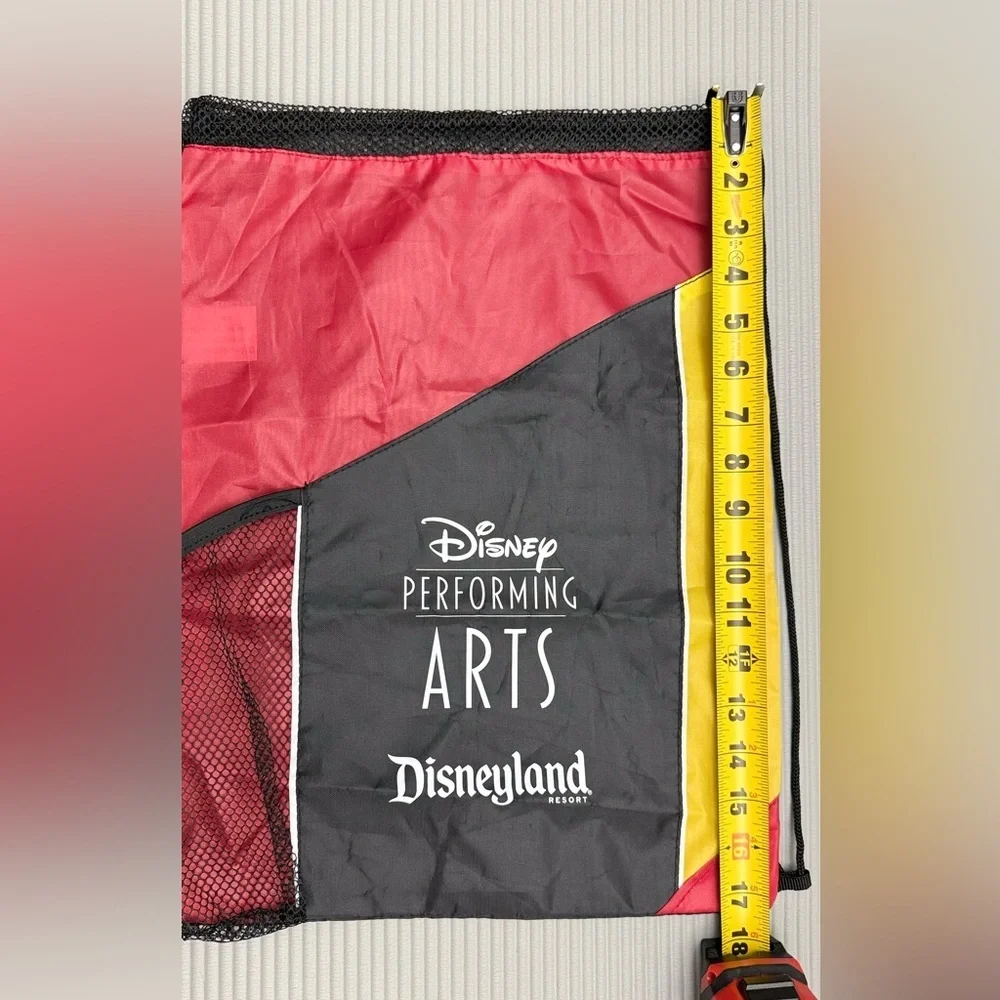 Disneyland Performing Arts Red and Black Bag